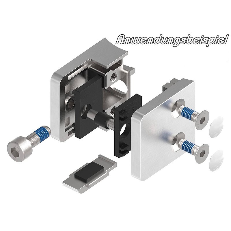 Pince à verre modèle 31, jonction: 60,3mm, V4A