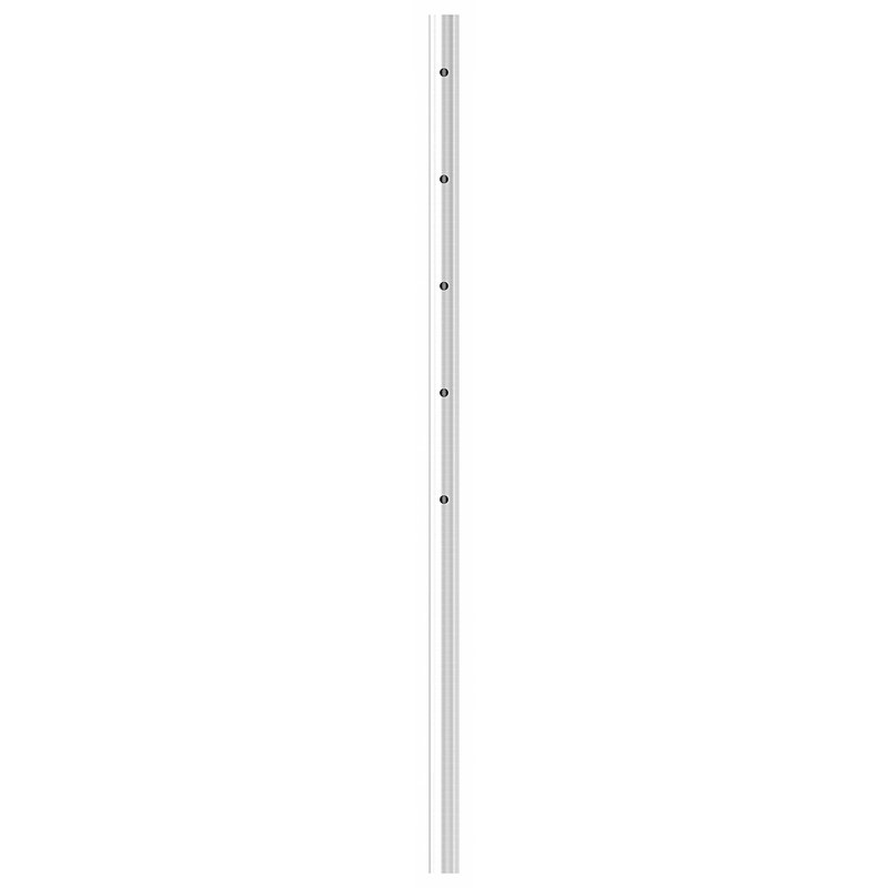 Stainless steel post made of 42.4 mm x 2.0 mm tube, AISI304