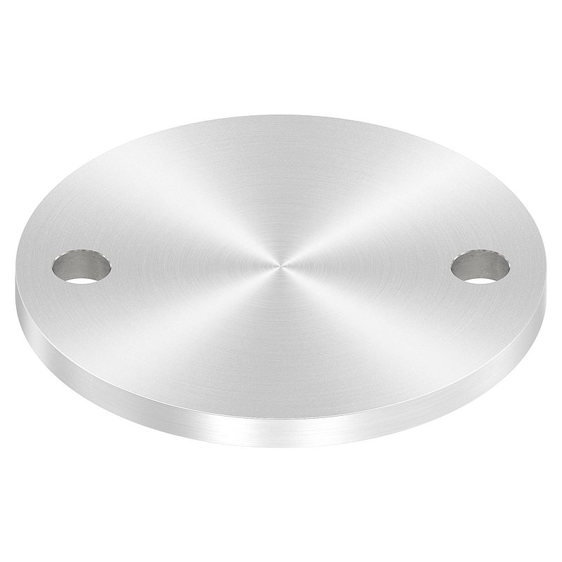 Ankerplatte Ø 120x8mm, mit Rundschliff, V2A