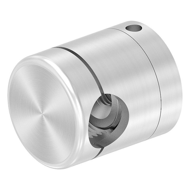 Brenk Grundhalter für Stäbe Ø 14mm, ALU