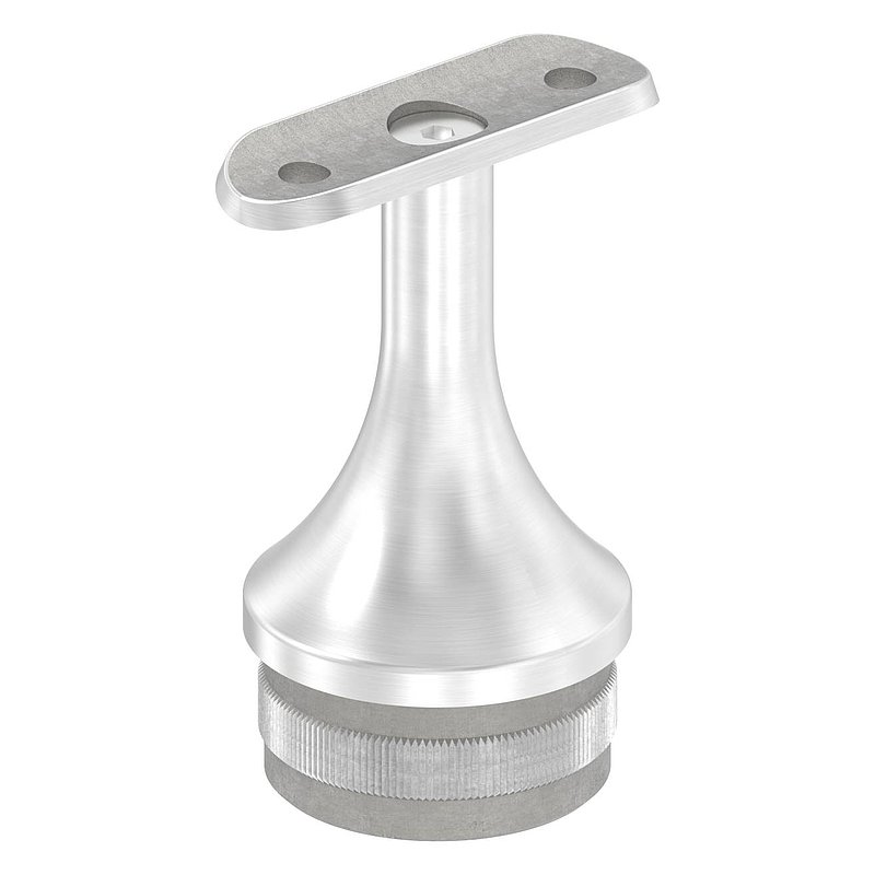 Rohrabschlussstopfen für Rohr 48,3x2,0mm, Handlaufanschlussplatte: 42,4mm, V2A