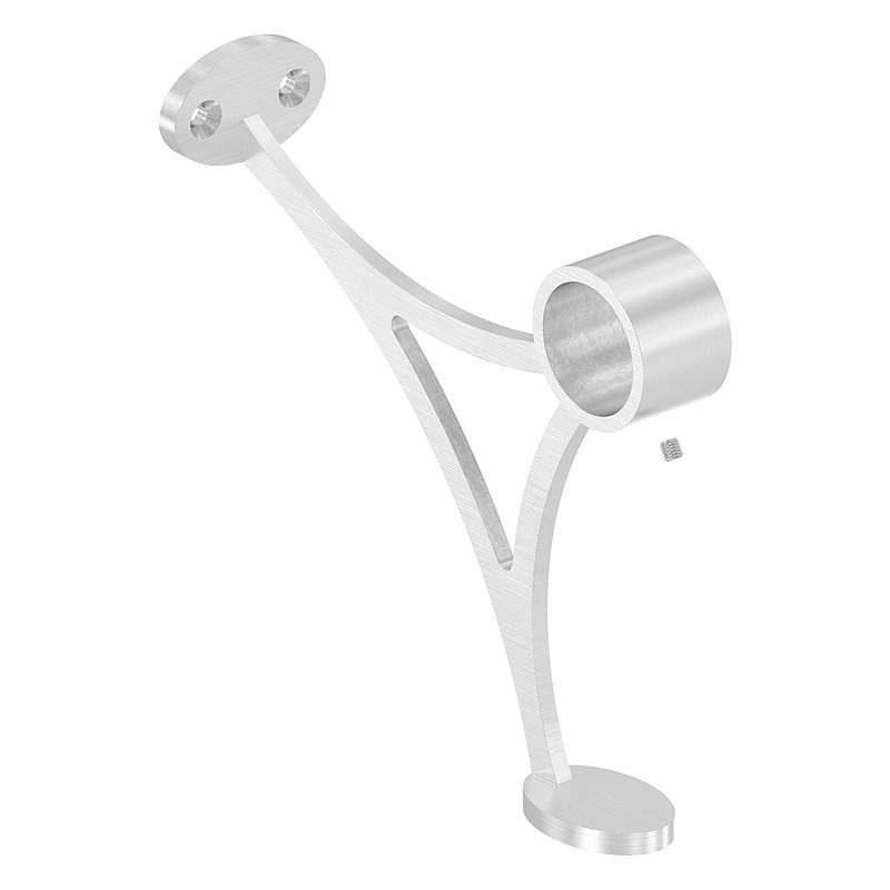 Fußlaufstütze, für Rohr 33,7mm, V2A
