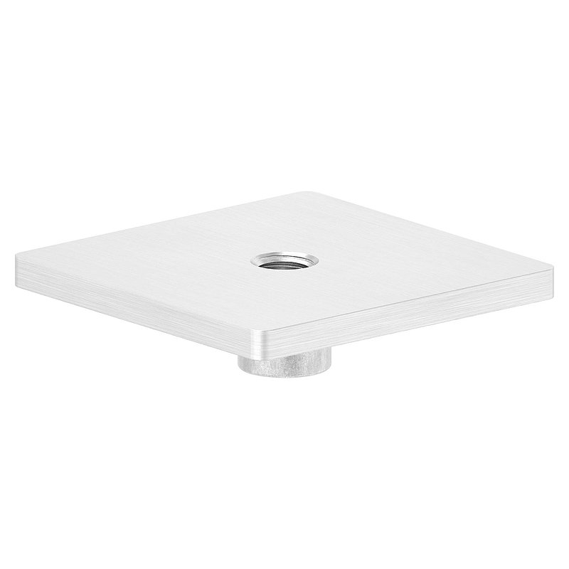 Plate, 50x50mm, M8, AISI316