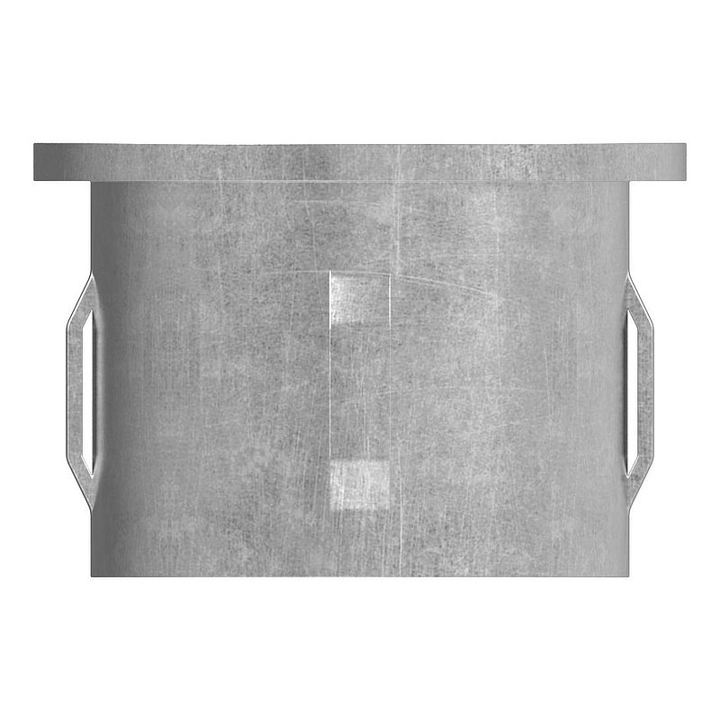 Steel end cap, for tube 42.4mm