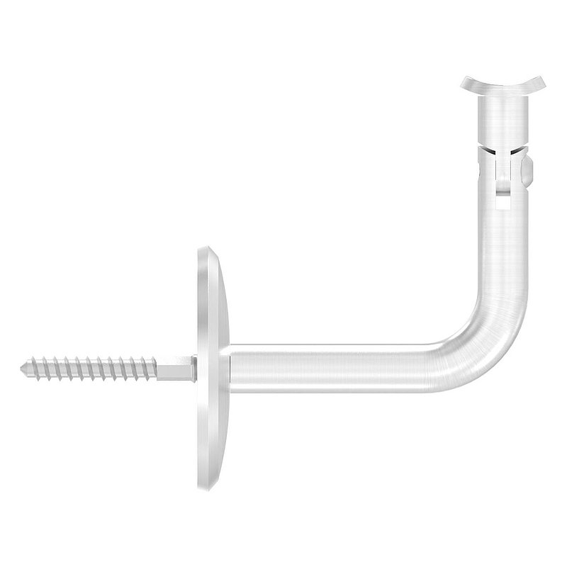 Handlaufhalter mit Gelenk, Handlaufanschlussplatt 42,4mm, V2A