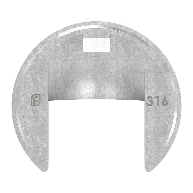 Raccord articulé pour tube à fond de gorge Ø 60,3x1,5mm, V4A