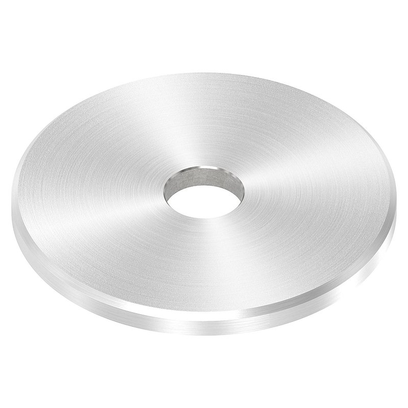 Ronde, Ø 60x4mm, mit Bohrung 12,2mm, V2A