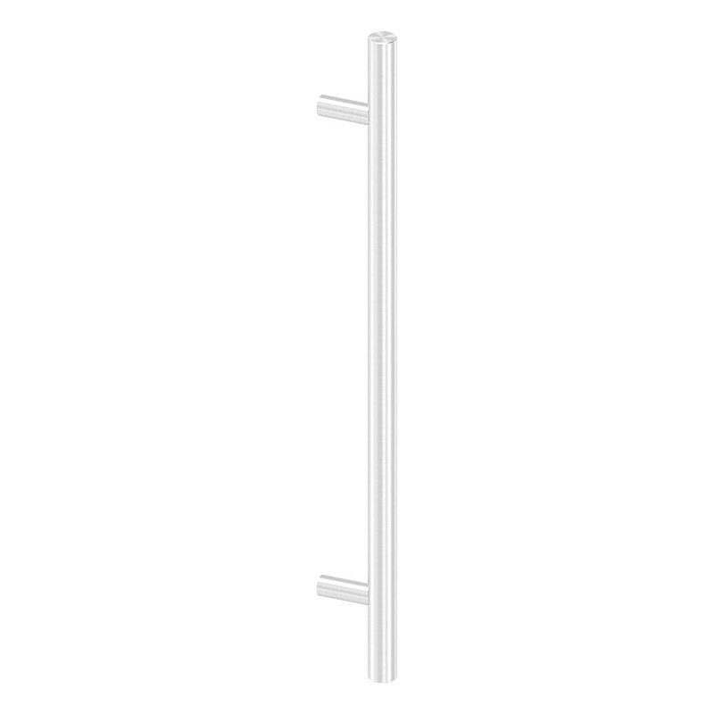 Push handle incl. holder straight with L: 800mm, AISI304