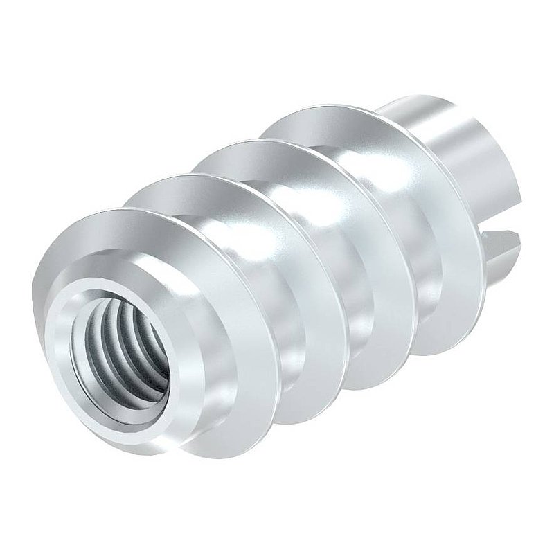 Rampa-Muffe M4x15, Stahl verzinkt