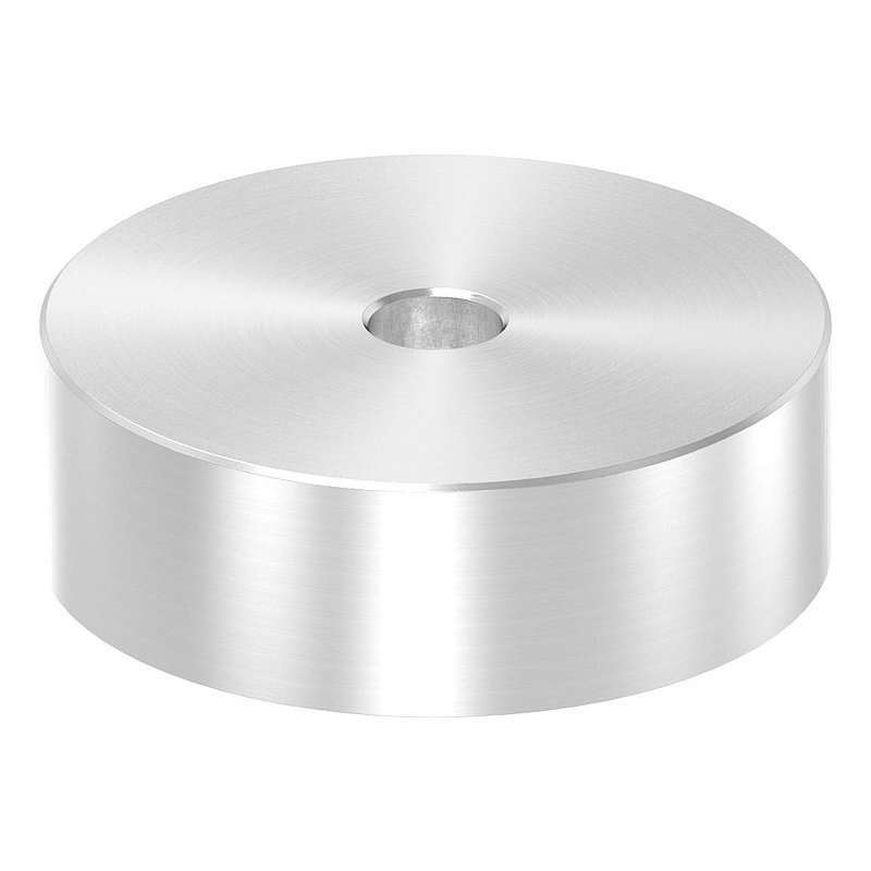 Unterteil für 62mm Glaspunkthalter, t: 20mm, V2A