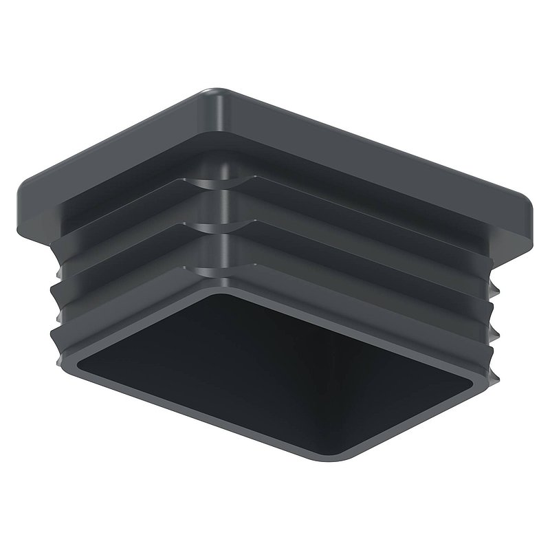 Kunststoffkappe für Rechteckrohr 40x30mm