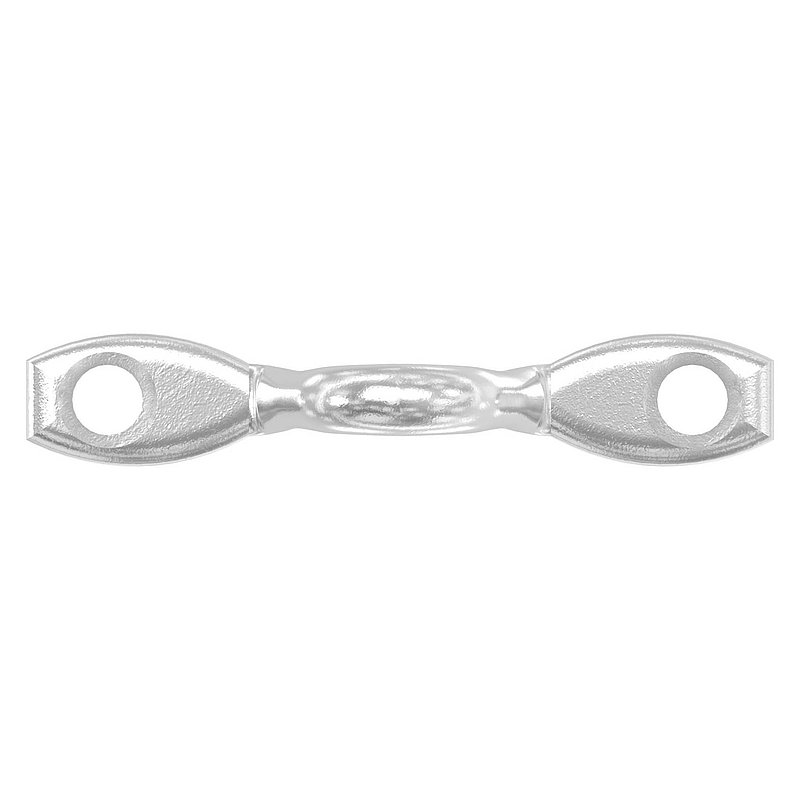 Oeillet de fixation sans plaque, fer rond : Ø 5mm, V4A