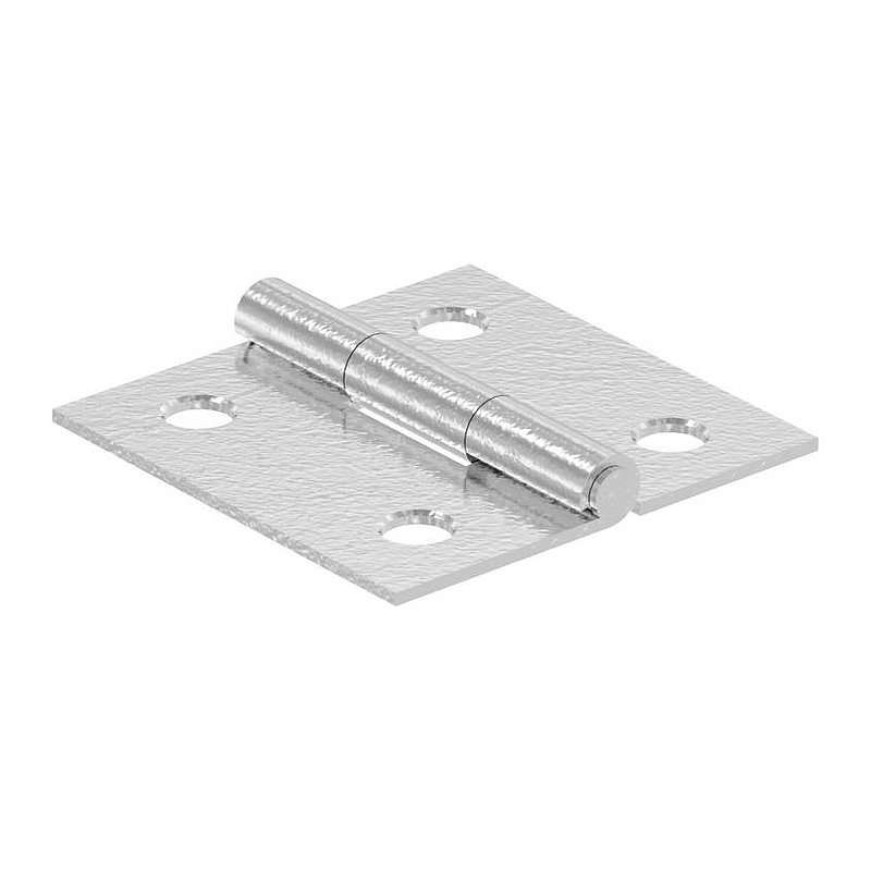 Charnière acier inoxydable 30x30mm avec tige fixe, V2A
