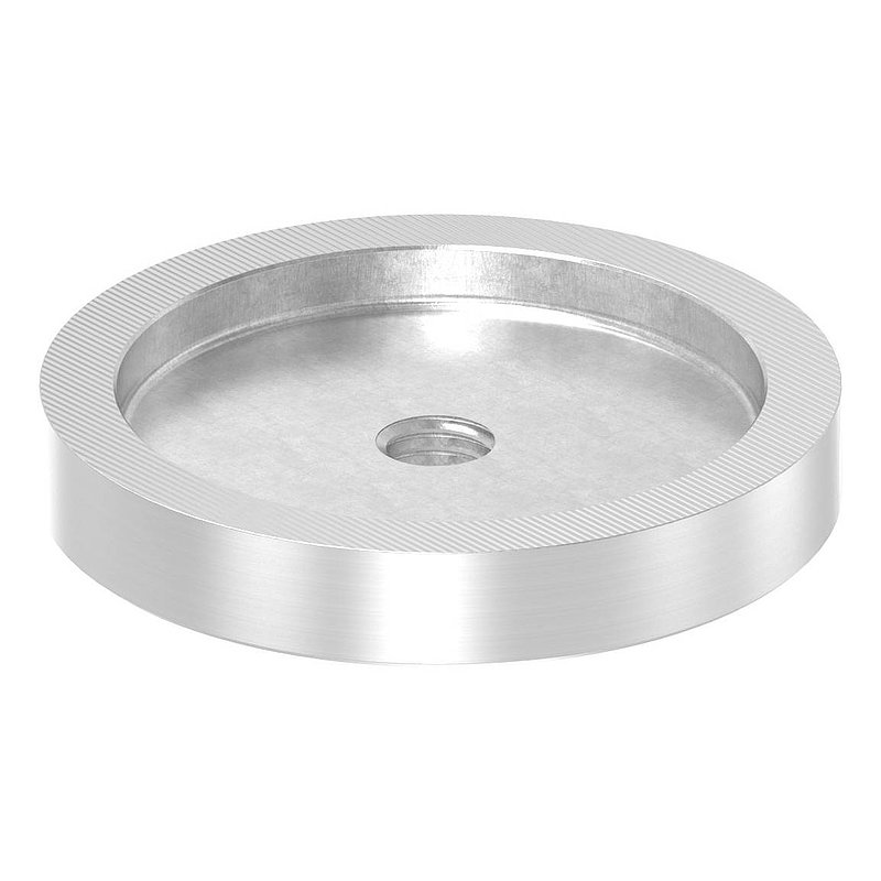 Partie inférieure pour point de fixation 62mm, ép.: 10mm, avec M10, V2A