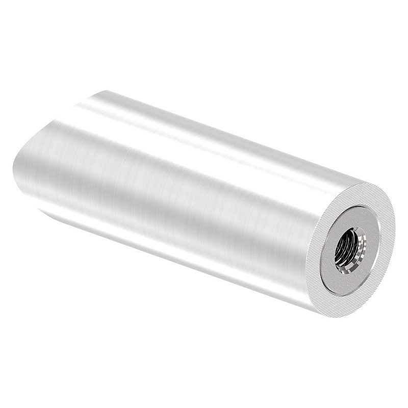 Support de tube - pour raccordement en tube de Ø 26,9mm, V2A