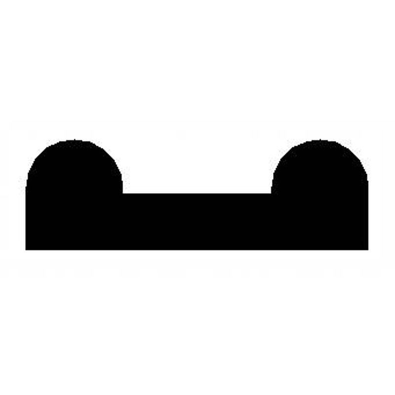 Hespeneisen S235JR, 25x8x4mm, L: 6000mm