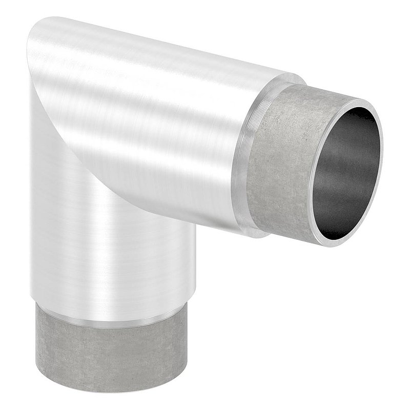 Eckstück 90°, für Rohr 40,0x2,0mm, V2A