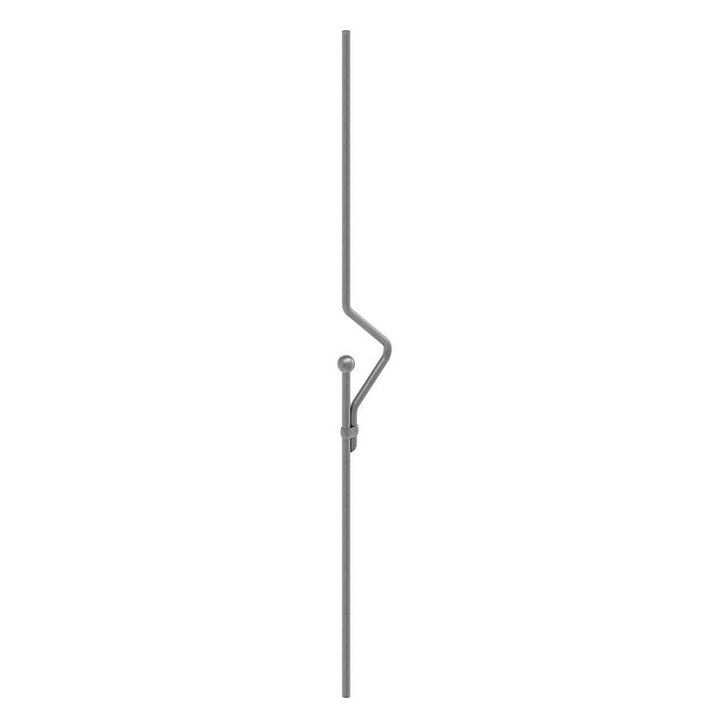 Barre design Ø12mm, lisse, H : 1000mm, S235