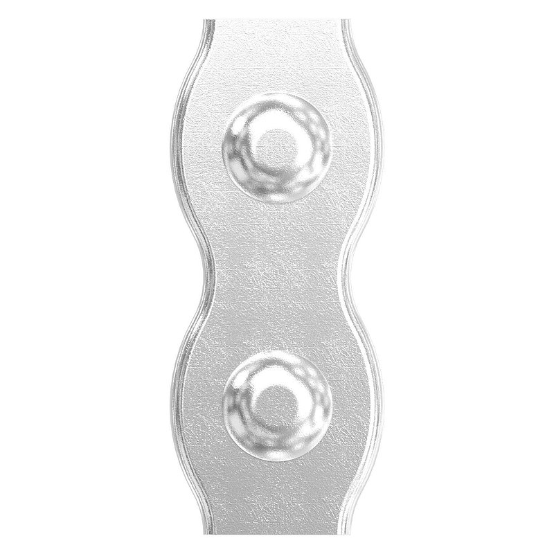 Serre-câble plat double pour câble 8mm, V4A