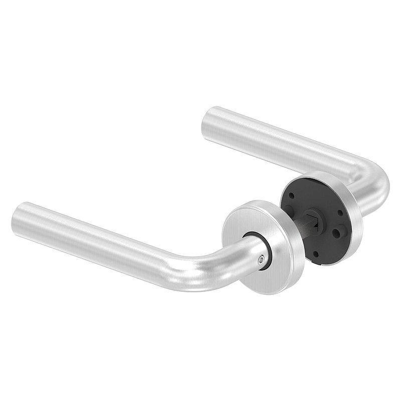 Paire de poignée de porte, pivotante, V2A