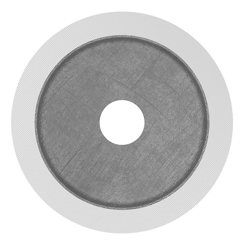 Lower part Ø 52 mm, with through-hole, D:40mm, AISI304