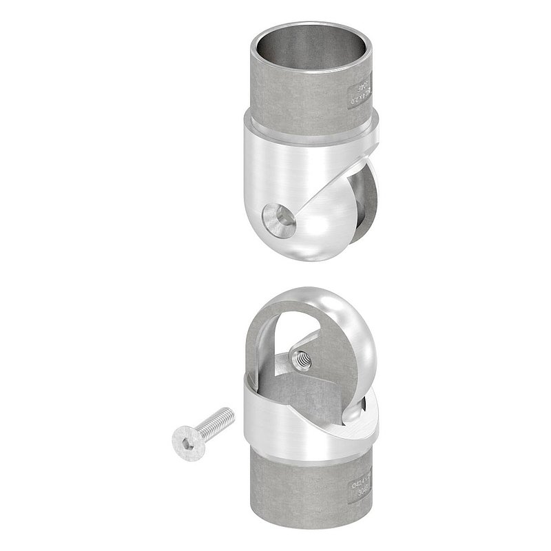 Hollow joint for cable entry, for 42.4x2.0mm conduit, AISI304