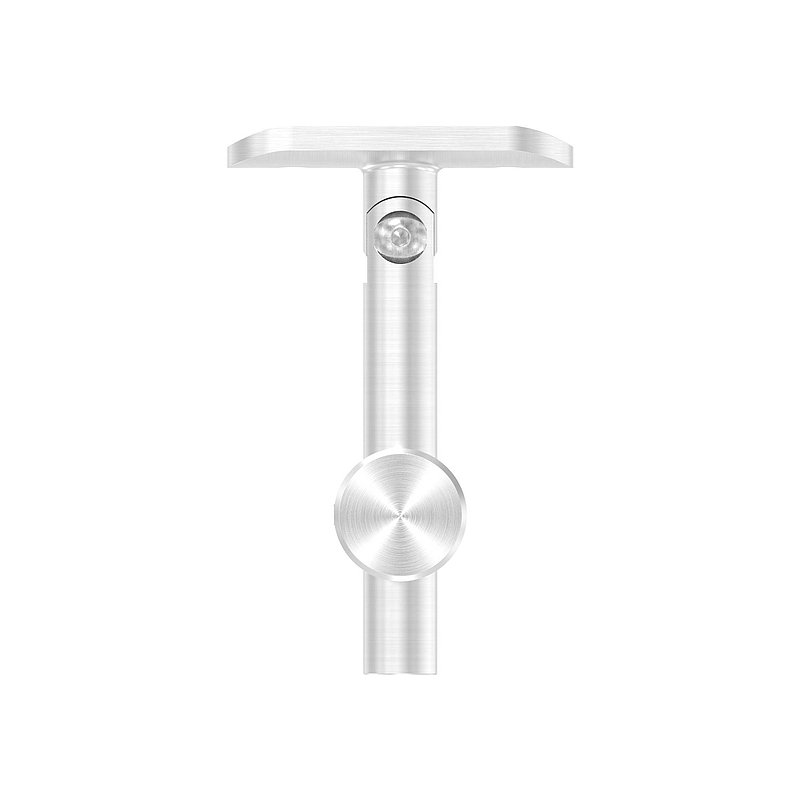 Handlaufhalter mit Gelenk, Handlaufanschlussplatte 42,4mm, V2A