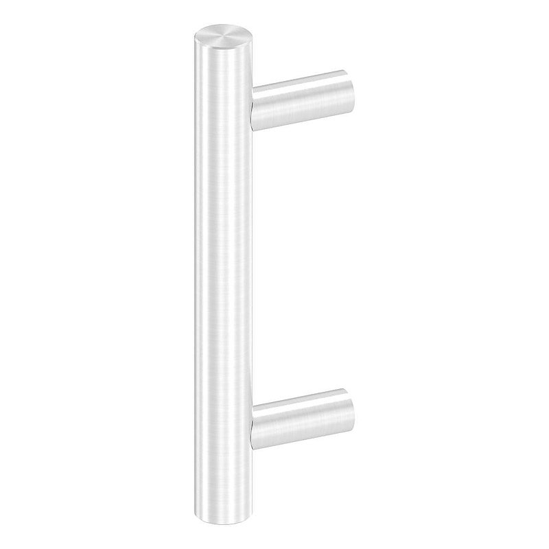 Push handle incl. holder straight with L: 300mm, AISI304