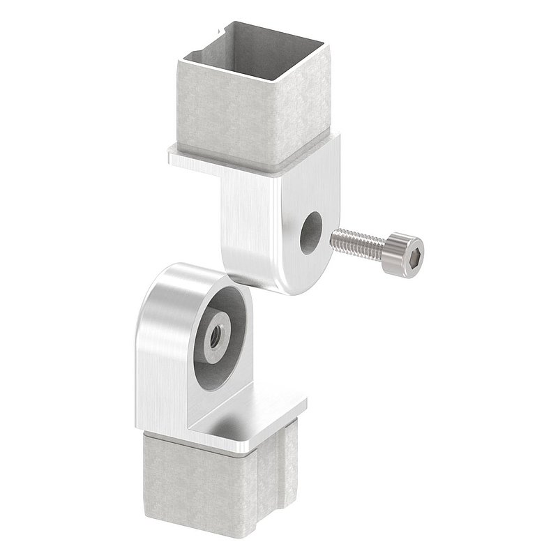 Connecting joint for tube 40x40x2.00mm