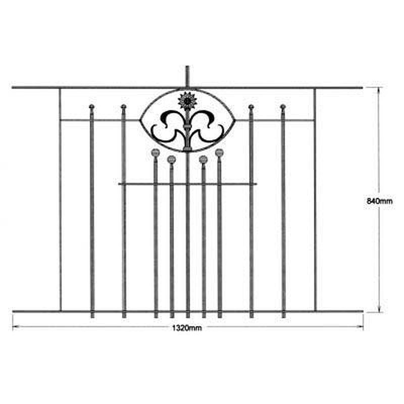 Panel short, 1.3x0.84m