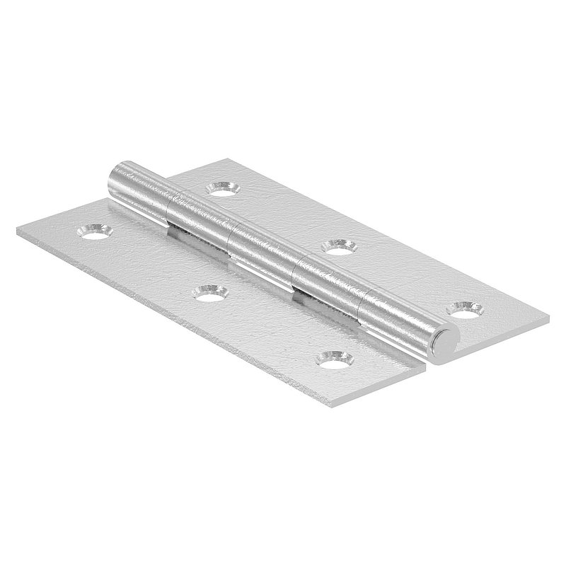 Charnière acier inoxydable 90x50mm avec tige fixe, V2A