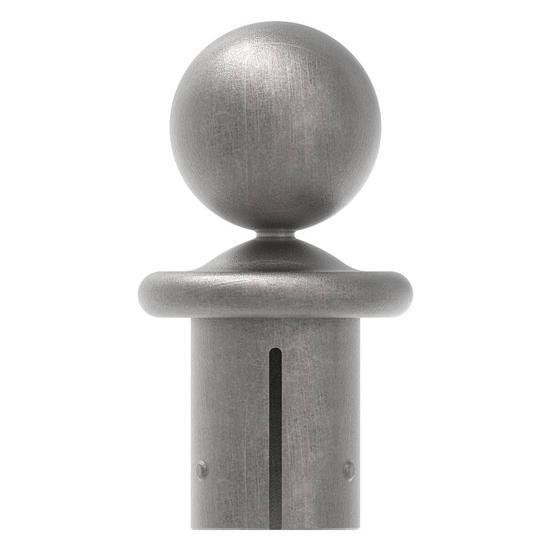 Kugelrohrknopf Eisen für 48,3mm
