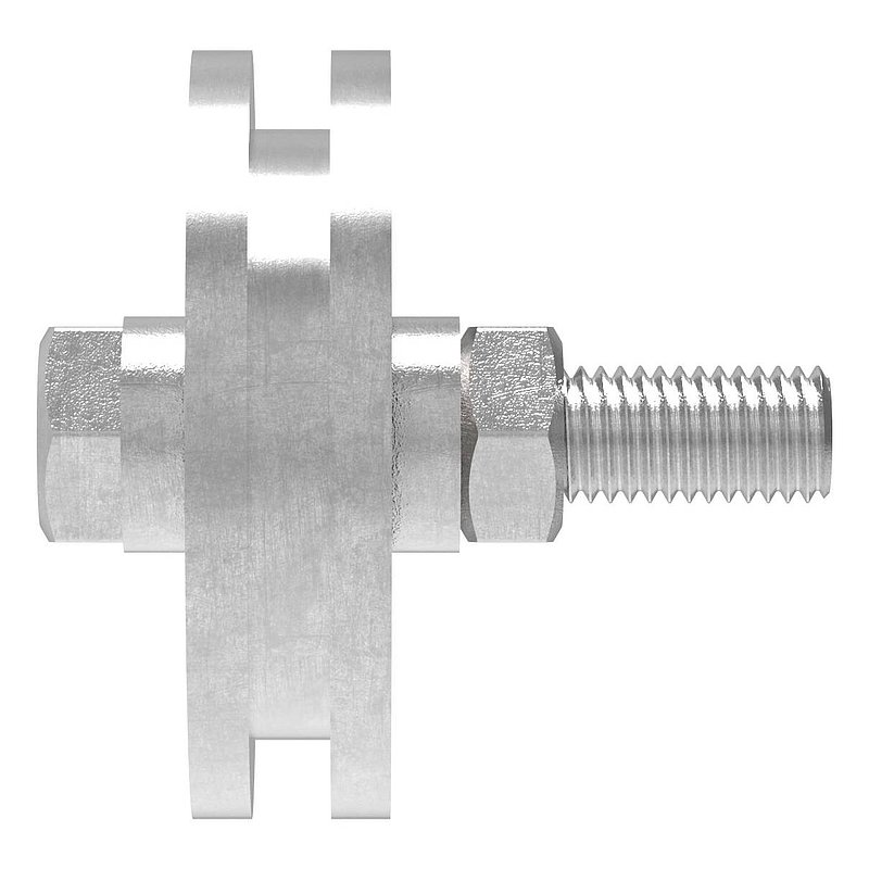 Sliding door roller 78mm with U-groove 8x8mm