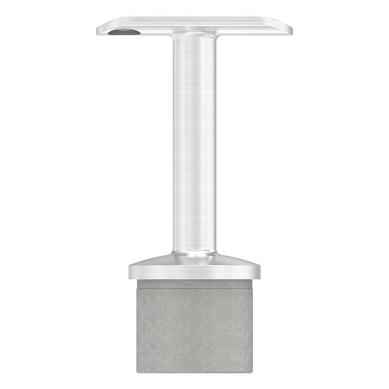 Rohrabschlussstopfen für Rohr 42,4x2,5mm, Handlaufanschlussplatte: 42,4mm, V4A