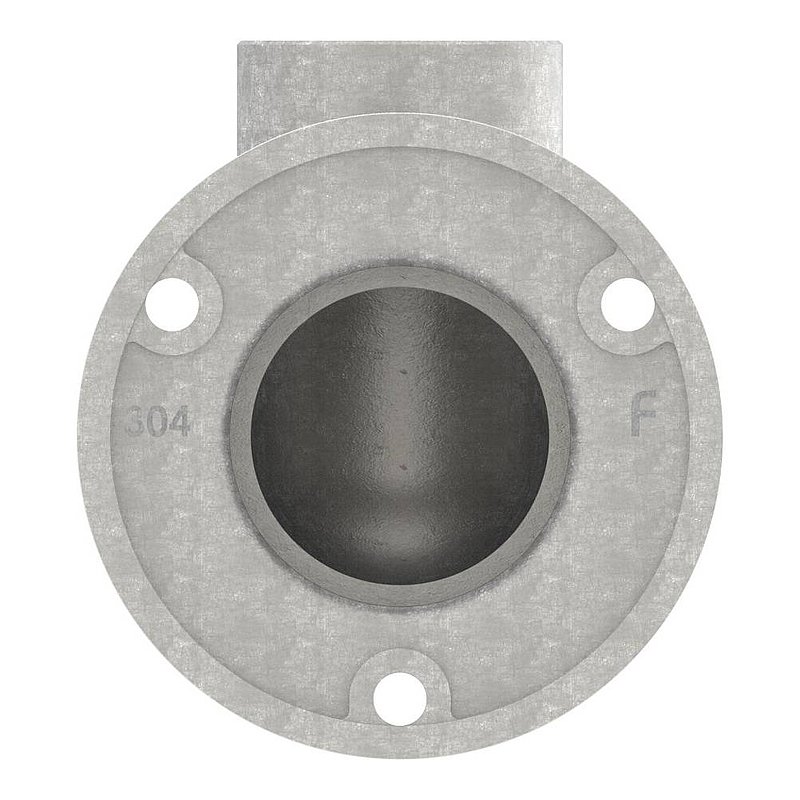 Wandhalter 90° kurz, für Rohr 42,4x2,0mm, V2A