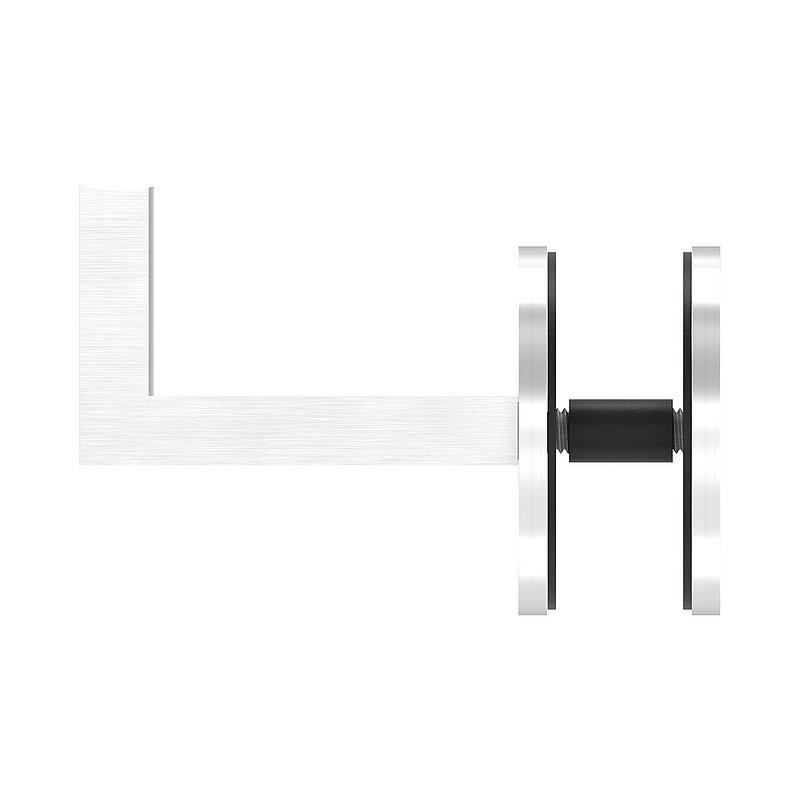 Sensa Design 1, pour tube 42,4mm, pour montage sur verre, V2A