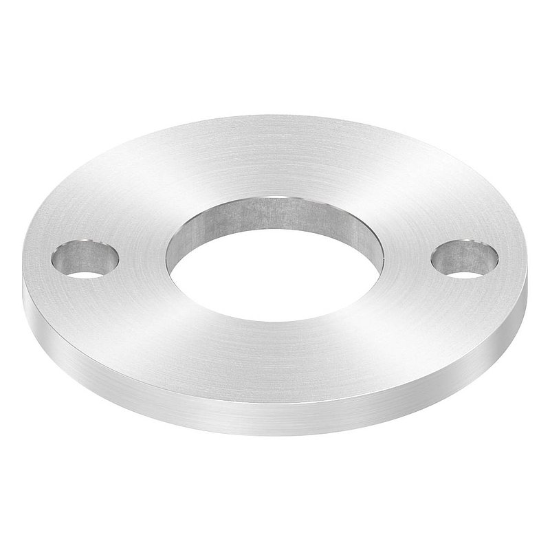 Ankerplatte Ø 100x8mm, mit Rundschliff, V2A