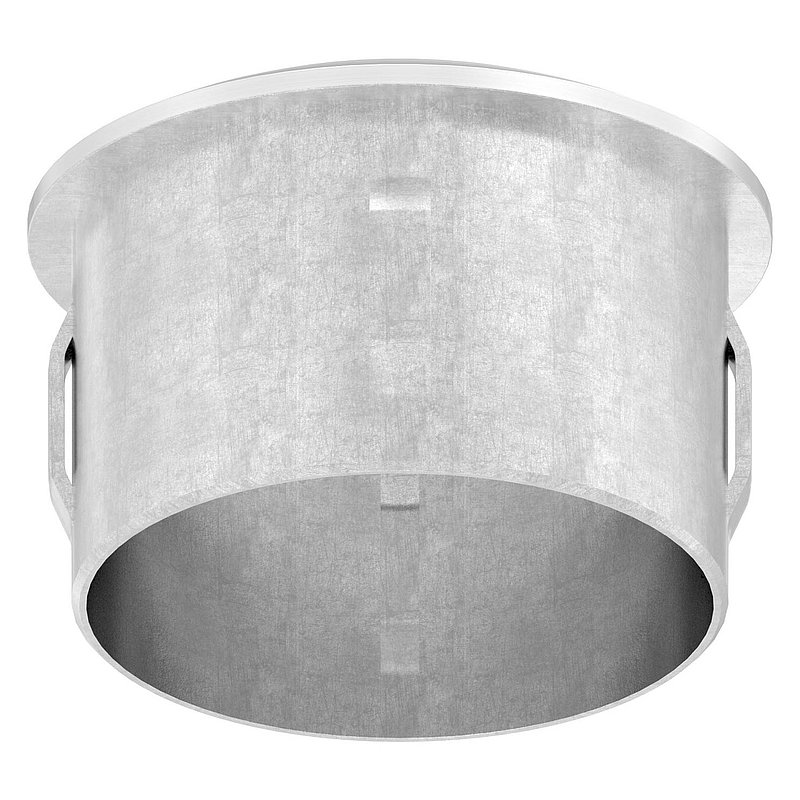 Rohrabschlussstopfen, für Rohr 48,3x2,0 - 2,5mm, V2A