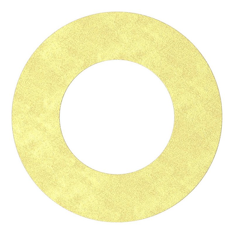 Messingscheibe von Torband 121-M16