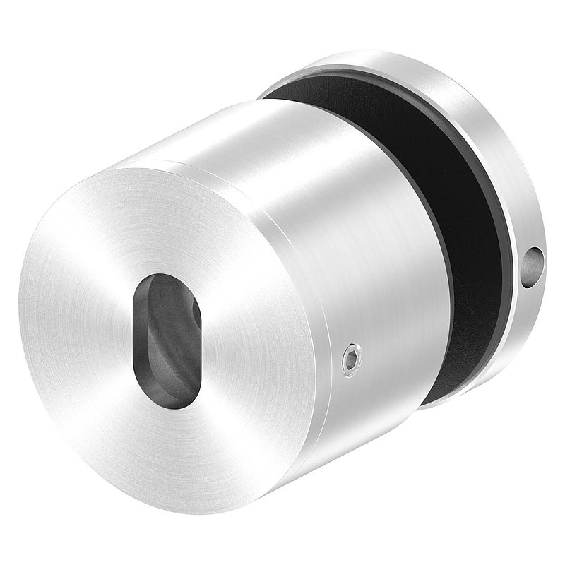 Point de fixation 52mm, plat, réglable, V4A