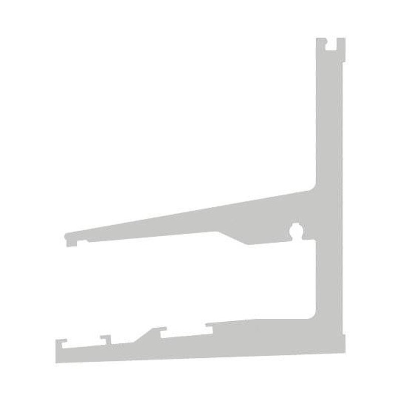 Profilé pour auvent en verre autoportant eleganza canopy, L: 6000mm, E4/EV1
