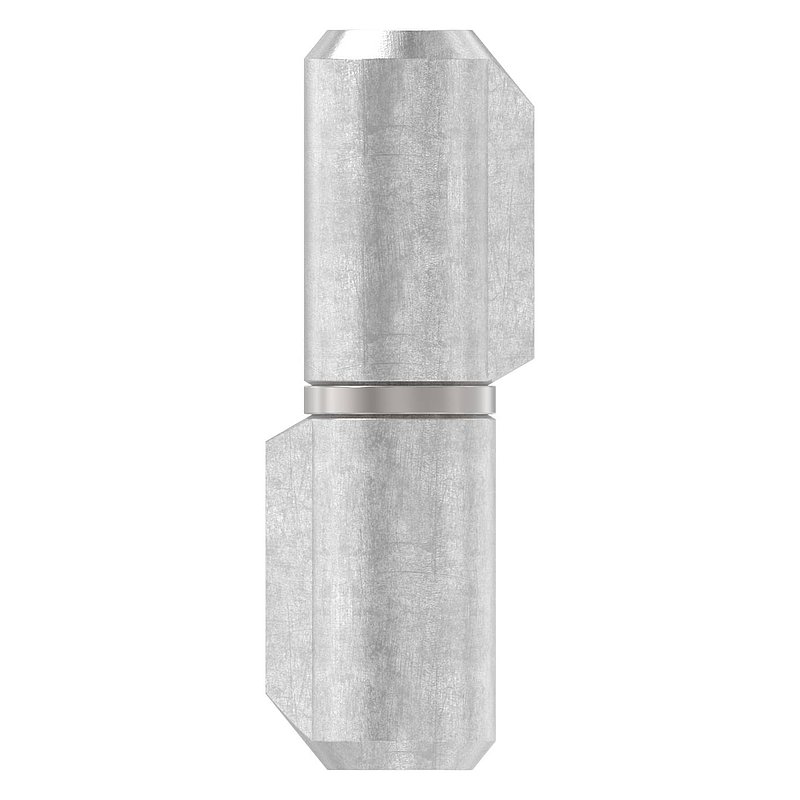 Weld-on strap, L: 40mm, with fixed pin, AISI304