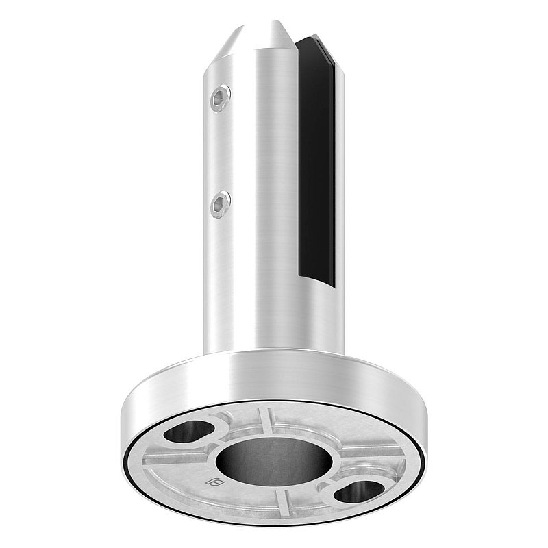Bodenglashalter rund, für Glas 12 - 12,76mm, V4A