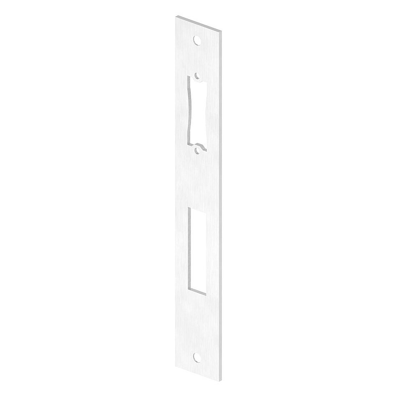 Edelstahlschließblech 242x36x3,0mm, für Abstand 92mm, V2A (1.4301)