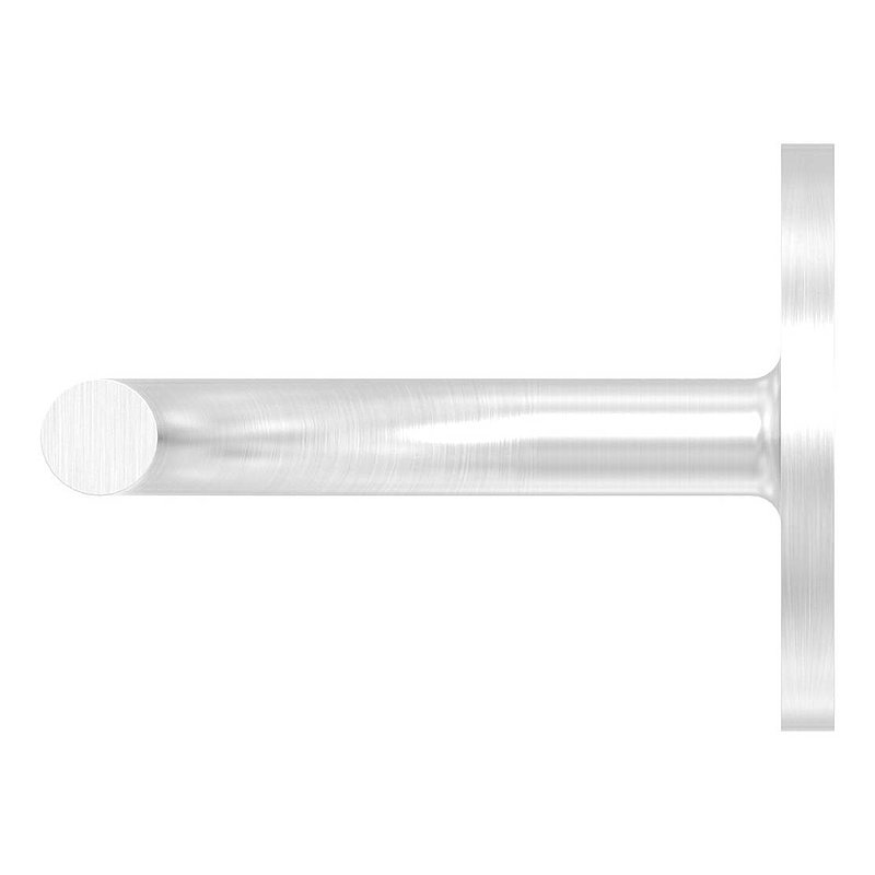 Handrail bracket for welding, (round plate and bracket welded), AISI304