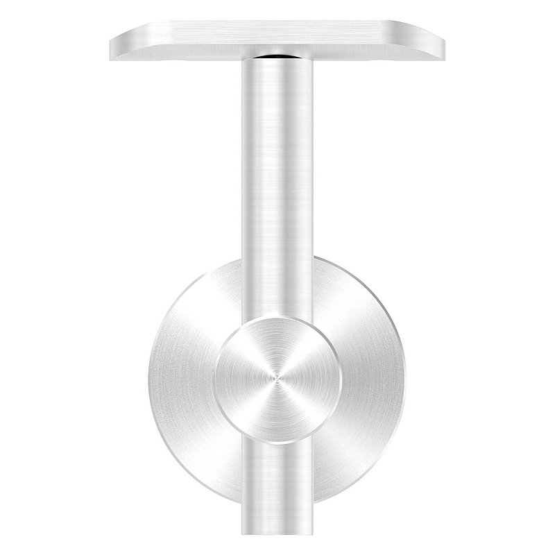 Handlaufhalter mit Handlaufanschlussplatte 42,4mm, V2A