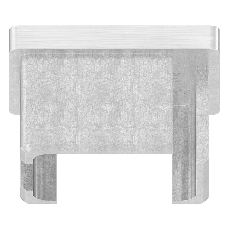 Push-in cap, for tube 40x30x2.0mm, AISI316