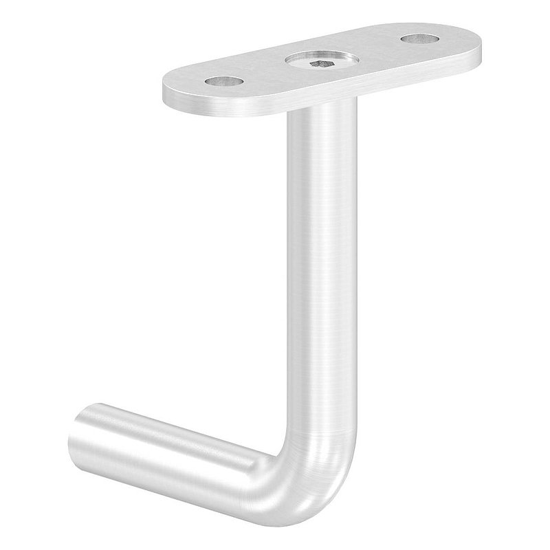 Bügel Ø 12mm mit gerader Handlaufanschlussplatte, V2A