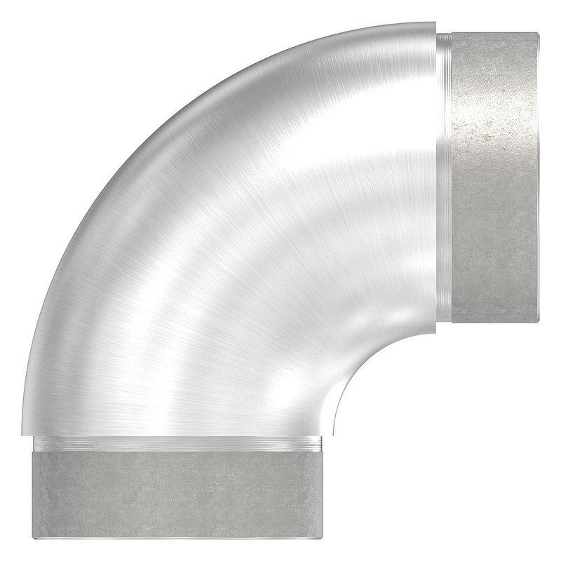 Tube coudé à 90°, pour tube Ø 60,3x2,0mm, V2A