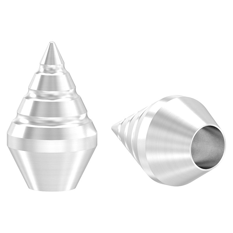 Zierspitze für 12mm Rundmaterial, V2A